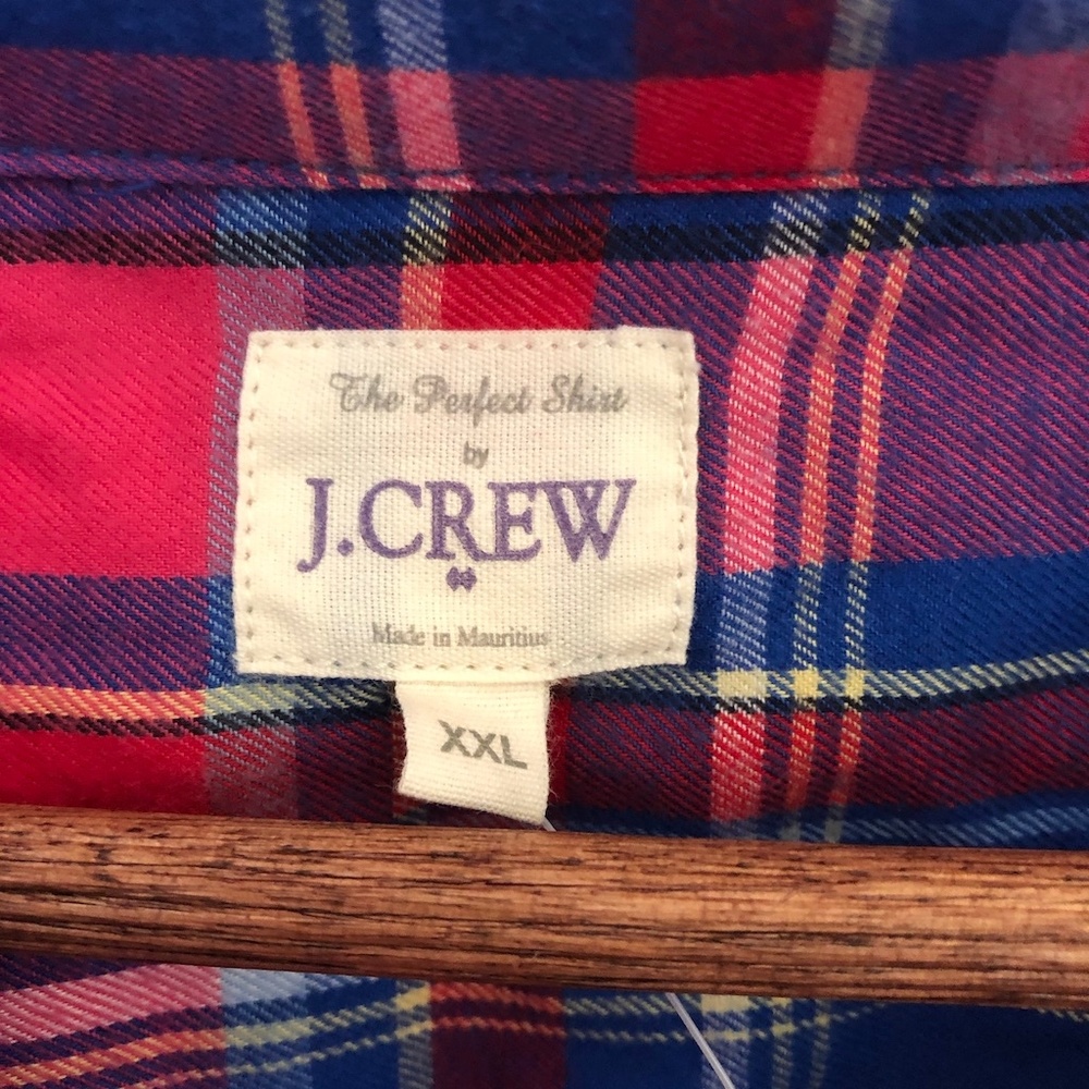 NWT J. Crew Perfect Fit Flannel - Picture 3 of 7